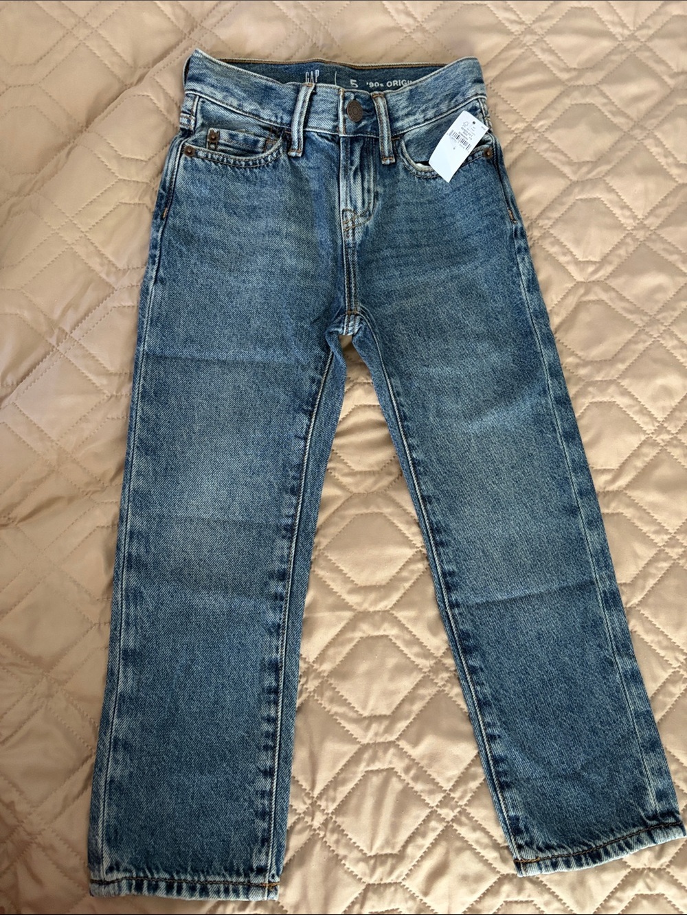Classic Blue Boys Straight-Leg Jeans - GAP